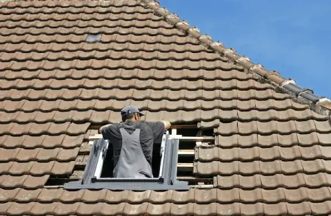 Pose de velux - La Meyze